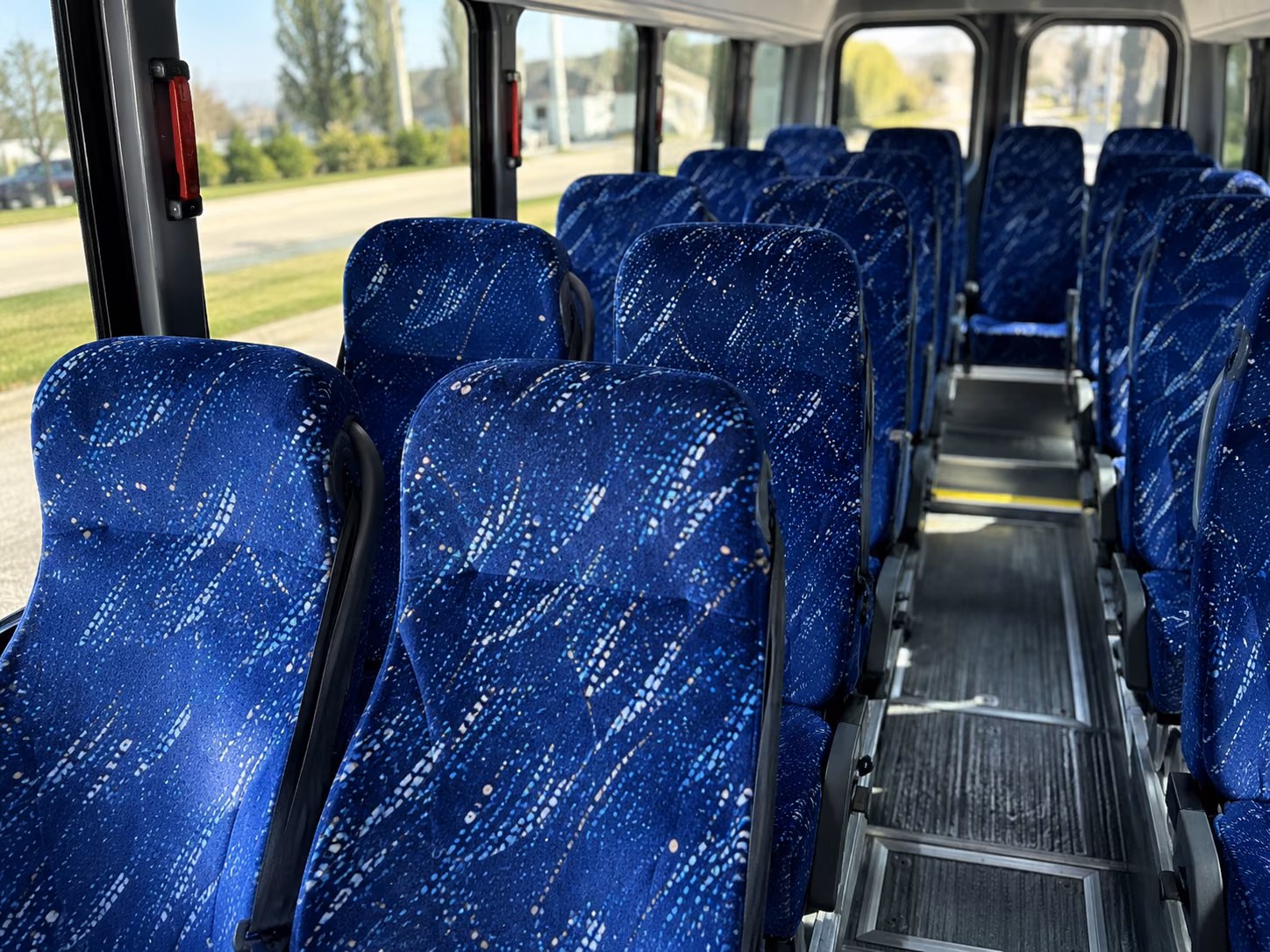 citrus heights 18 passenger minibus inside