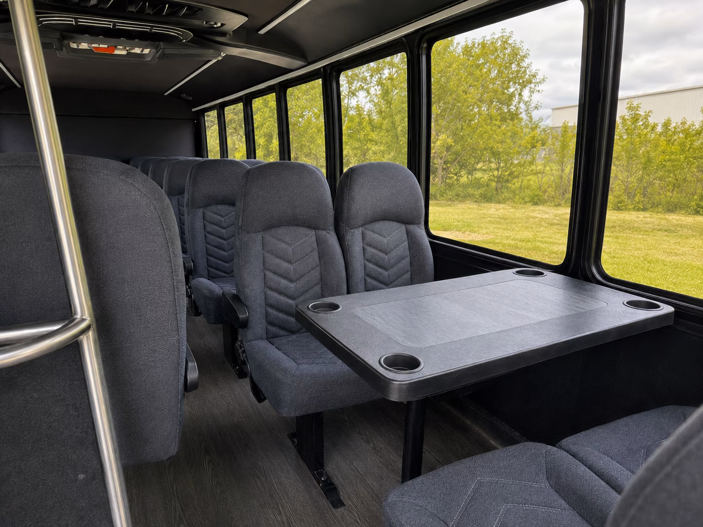 citrus heights 18 passenger minibus interior
