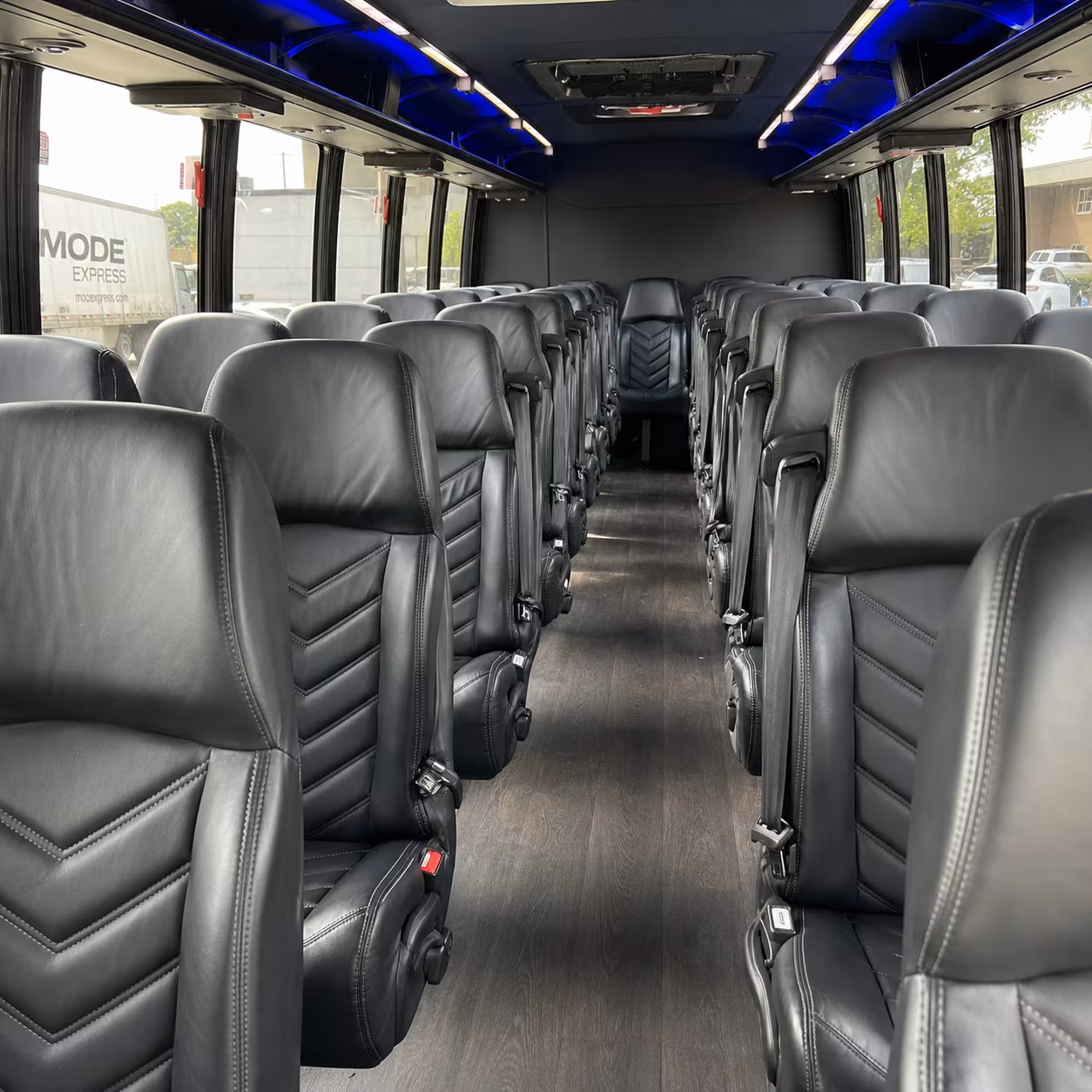 citrus heights 25 passenger minibus interior