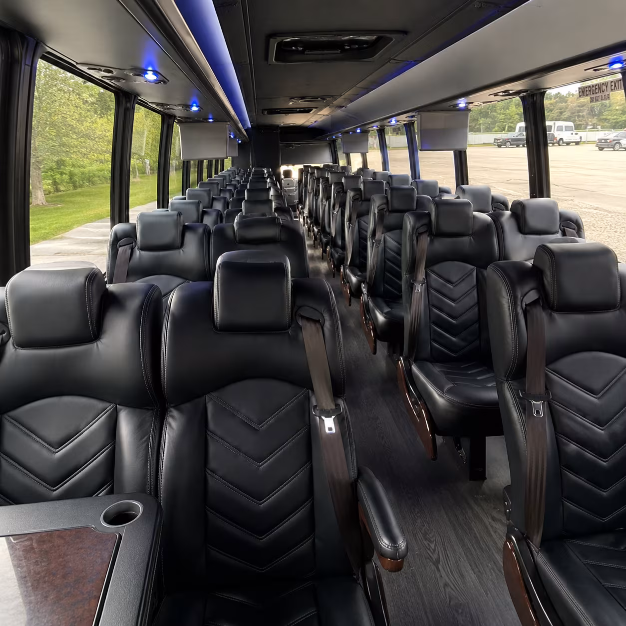 citrus heights 35 passenger minibus interior