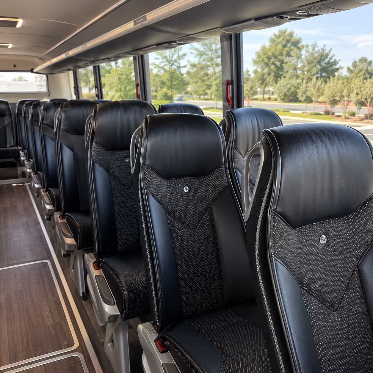 citrus heights 45 passenger charter bus interior