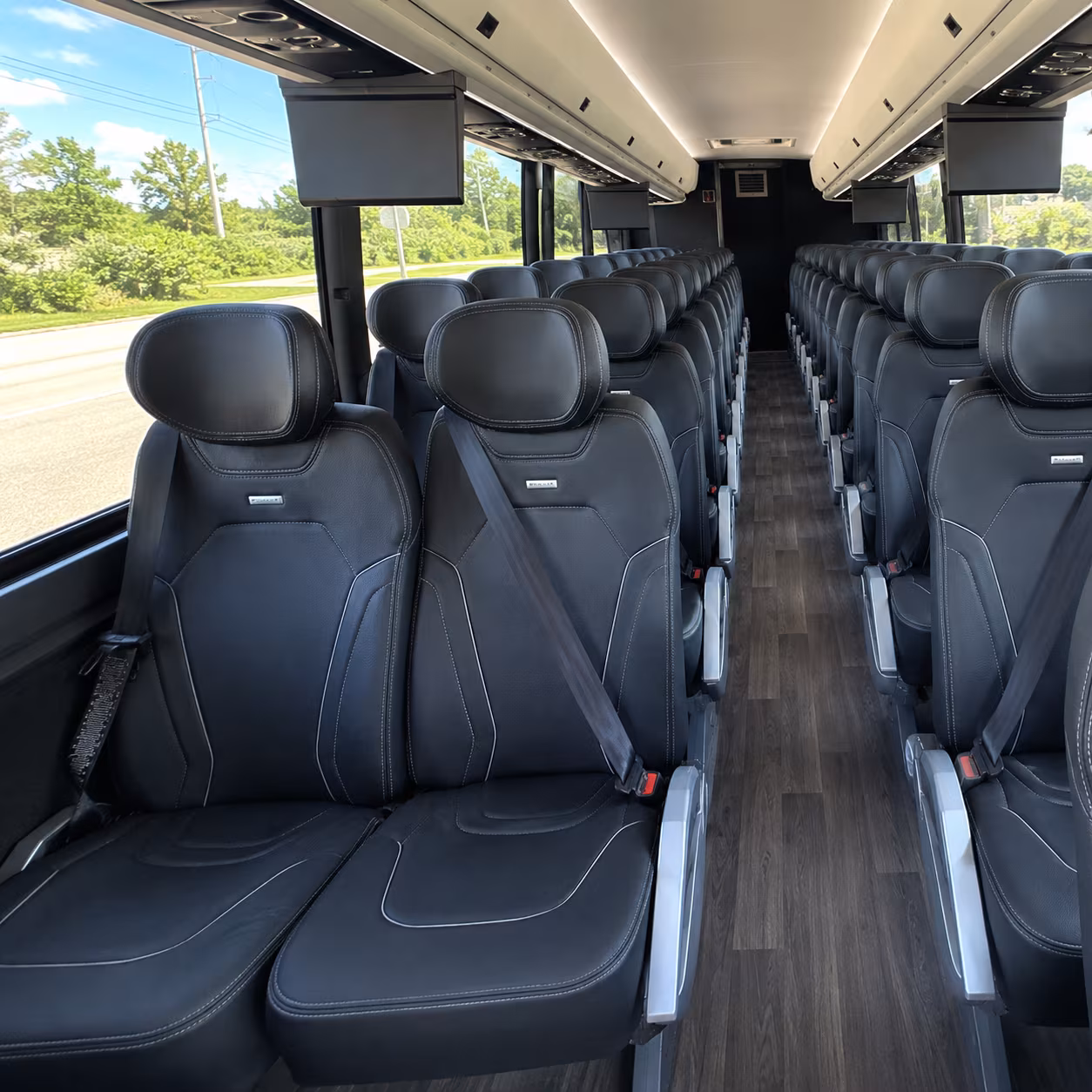citrus heights 47 passenger charter bus inside