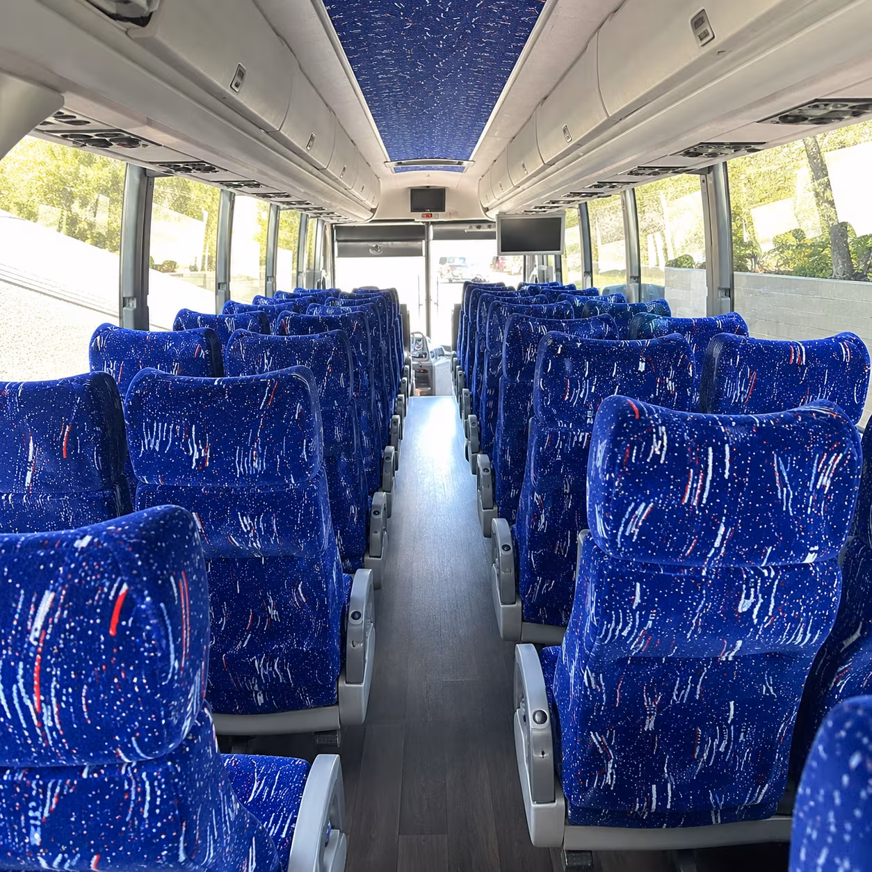 citrus heights 50 passenger charter bus interior