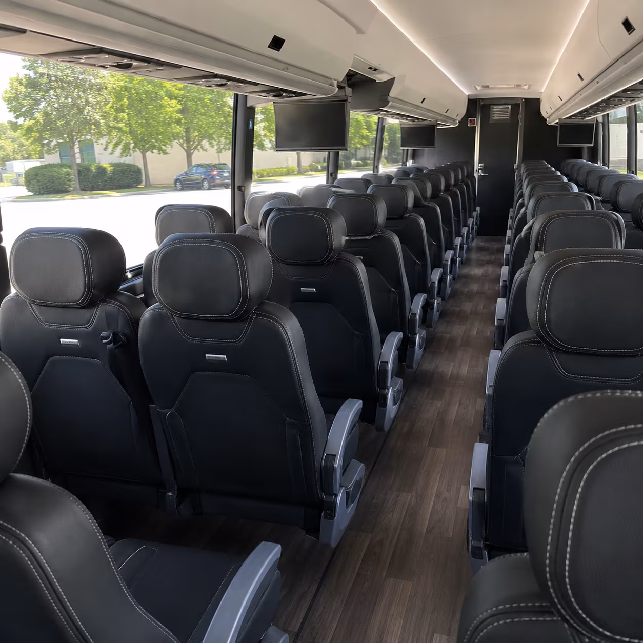 citrus heights 56 passenger charter bus interior